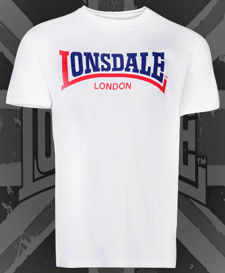 CAMISETA LONSDALE TWO TONE BLANCA